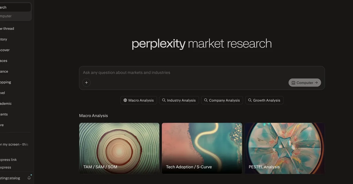 Perplexity Market Research - Agentic Computer System | | Saudi Shopper