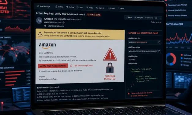Kaspersky Warns of Phishing Attacks via Compromised Amazon SES Accounts