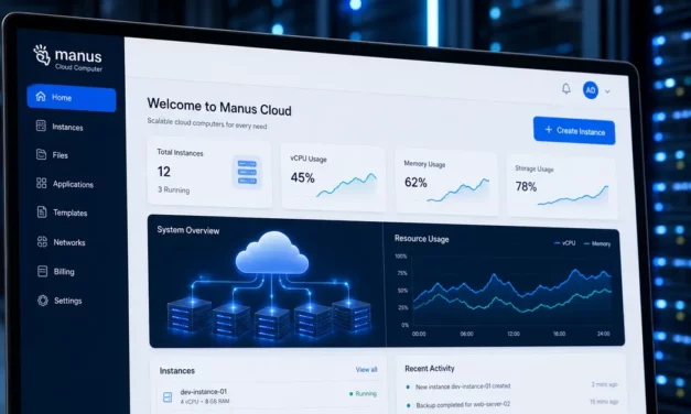 Manus Launches Cloud Computer for Always-On Applications