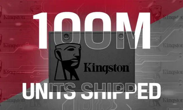 Kingston Ships 100 Million A400 SATA SSDs, Marks Storage Milestone
