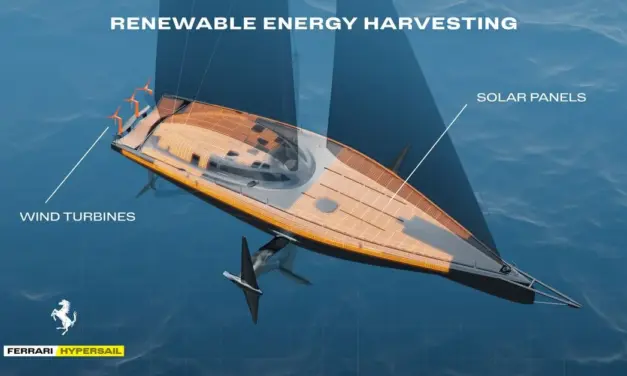 Ferrari Hypersail Unveils Autonomous Marine Energy Management System