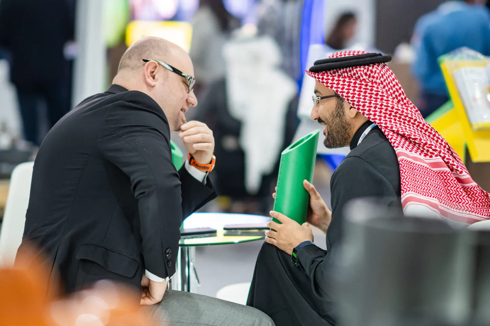 Industry leaders presenting at technical conference sessions