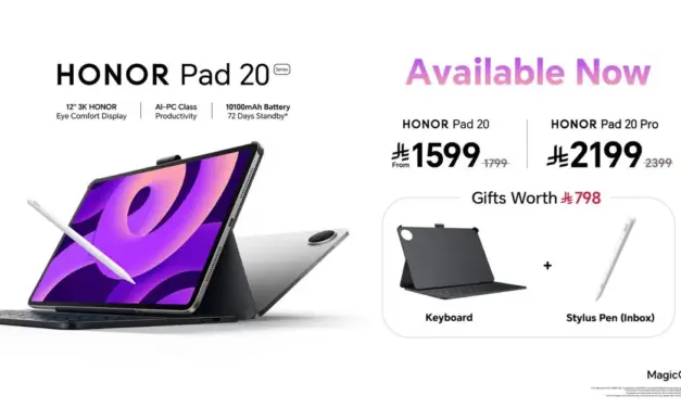 HONOR Pad 20 Tablet Debuts in Saudi Arabia with 12.1-Inch Display and Desktop Features