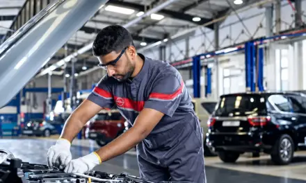 counterfeit parts inspection workshop conducted by Nissan Saudi Arabia