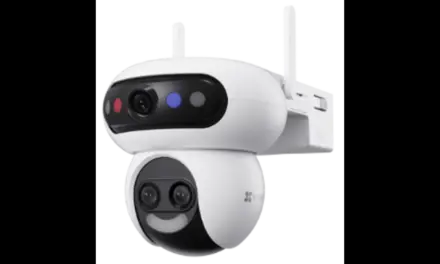 EZVIZ battery cameras mounted on an outdoor residential wall