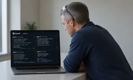 Codex CLI terminal interface running development commands on a workstation monitor
