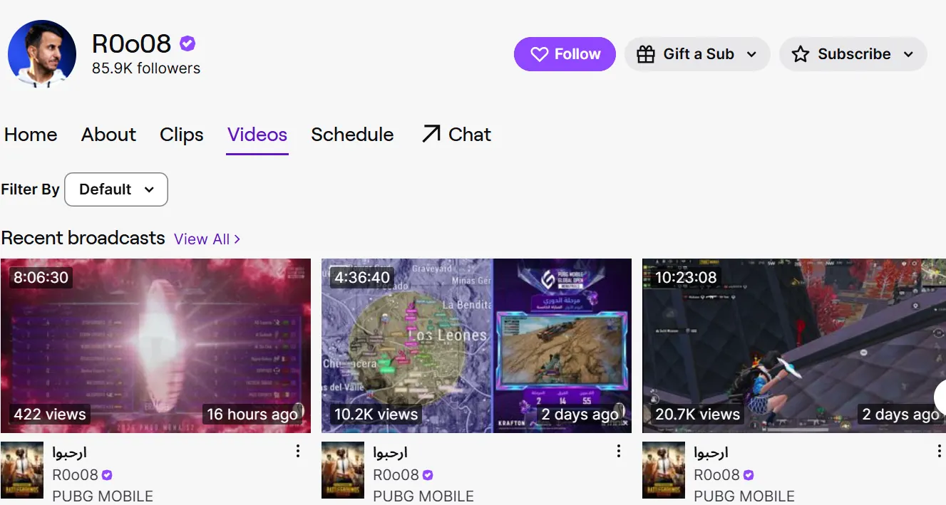 Saudi Twitch creators broadcasting setup