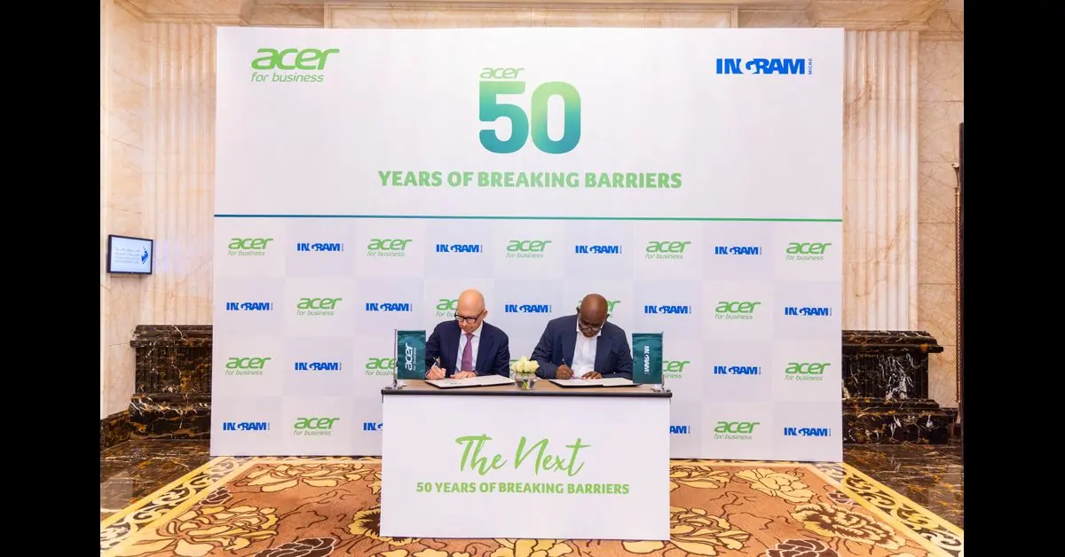 Acer and Ingram Micro commercial technology partnership meeting in Riyadh