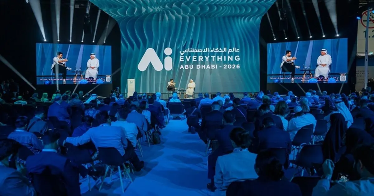 AI industrial accelerator: Hussain Al Mahmoudi during the launch of the Sharjah Advanced AI Industrial Accelerator at AI Everything Abu Dhabi 2026
