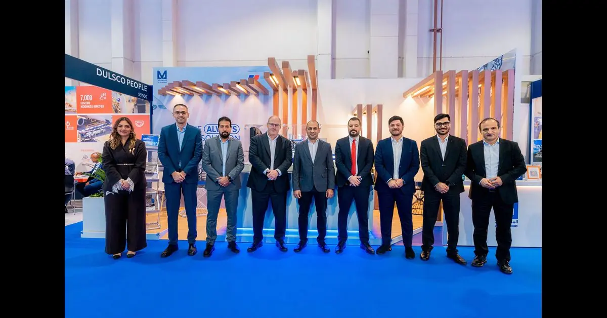 Al Masaood Power at Airport Show 2026 exhibition stand