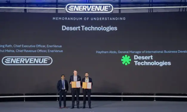 Desert Technologies and EnerVenue Partner on Energy Storage Pilot in Saudi Arabia