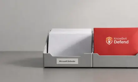 KnowBe4 Defend benchmark performance data monitored in an enterprise office