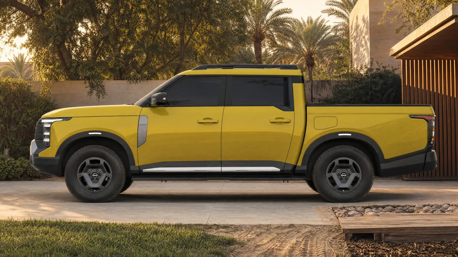 Nissan Navara Pro interior and exterior view