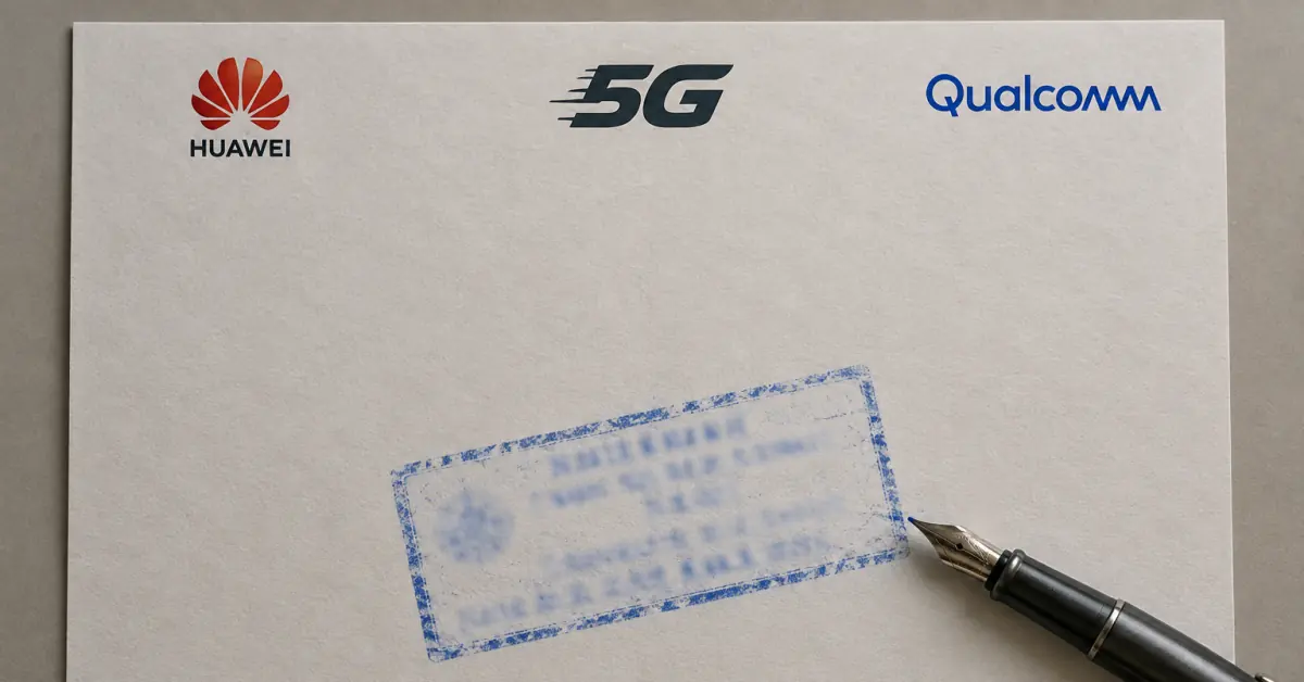patent license agreement between Huawei and Qualcomm for 5G and telecommunications technology