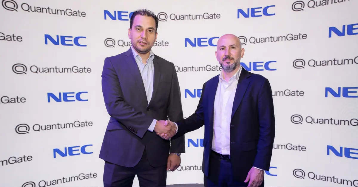 post-quantum security partnership between QuantumGate and NEC GCC
