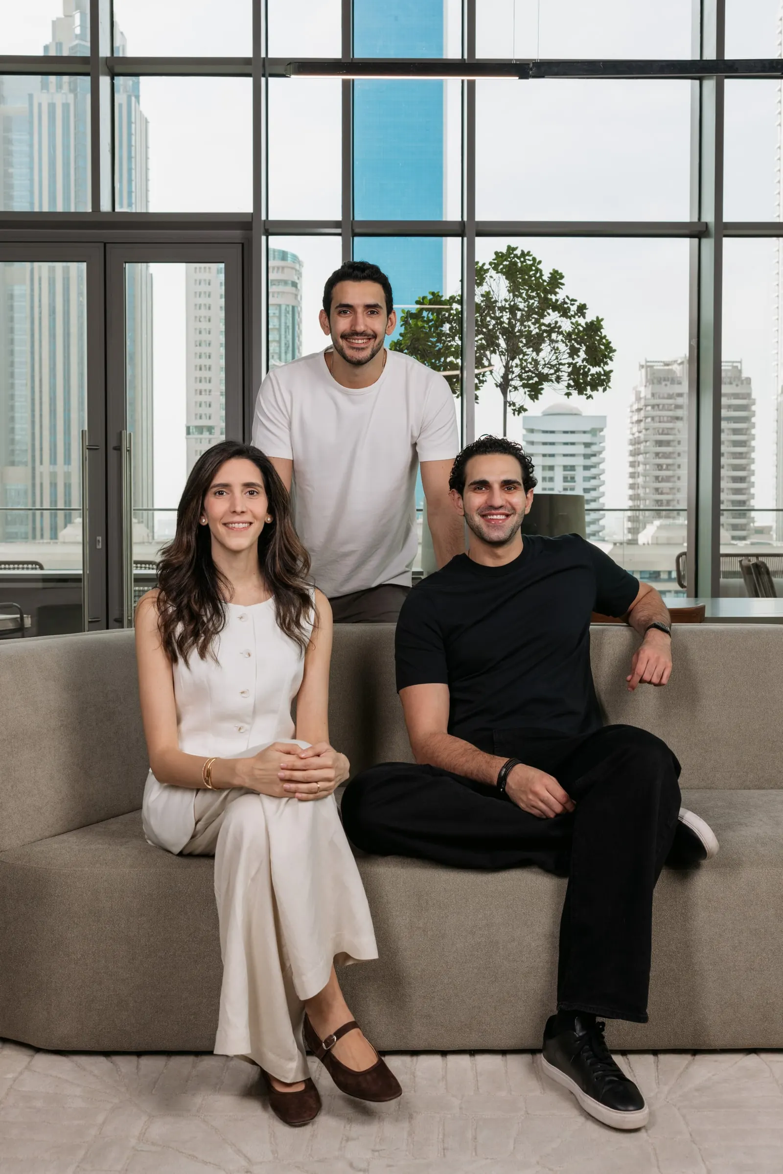 Ziina co-founders Faisal Toukan Sarah Toukan and Talal Toukan